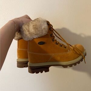 Lugz Women's Brown Winter Boots with Faux Fur